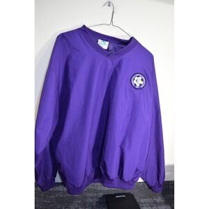 Chantilly Virginia Youth Association Pullover Windbreaker MENS XL Purple CYA